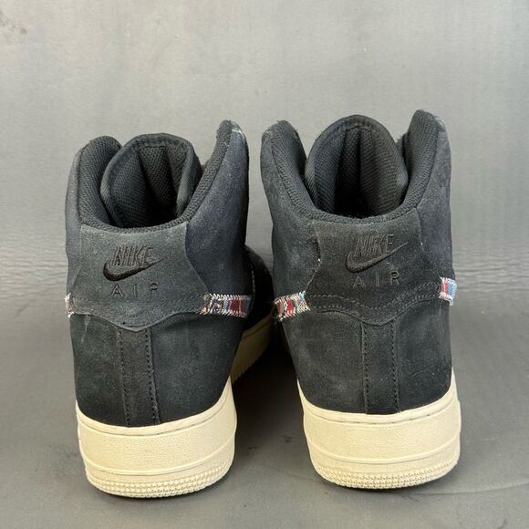 Nike Air Force 1 High '07 LV8 Black Black Summit  sneakers mens size 10 - Picture 4 of 8